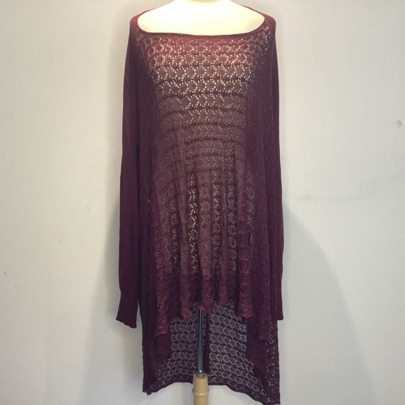 GRACE & LACE OPEN KNIT LIGHT WEIGHT TWO FIT KNIT CARDIGAN One size fits most NWT - Picture 2 of 11